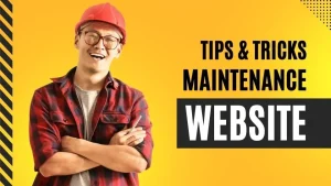 teknik & tips maintain website gaya pro diy