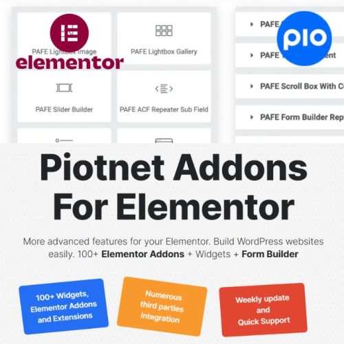 Piotnet Addons For Elementor PRO